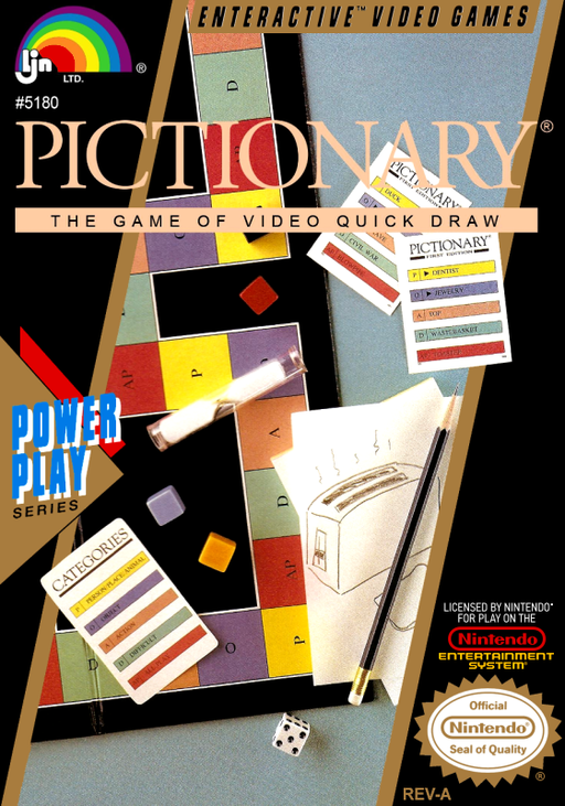 Pictionary - The Game of Video Quick Draw (USA) box art